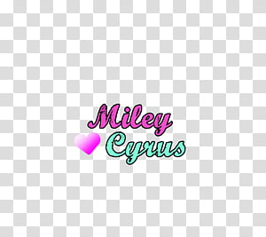 Miley Cyrus Texto transparent background PNG clipart thumbnail