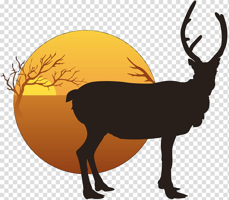 Reindeer, Elk, Antelope, Wildlife, Roe Deer, Sticker, Chamois, Tail transparent background PNG clipart