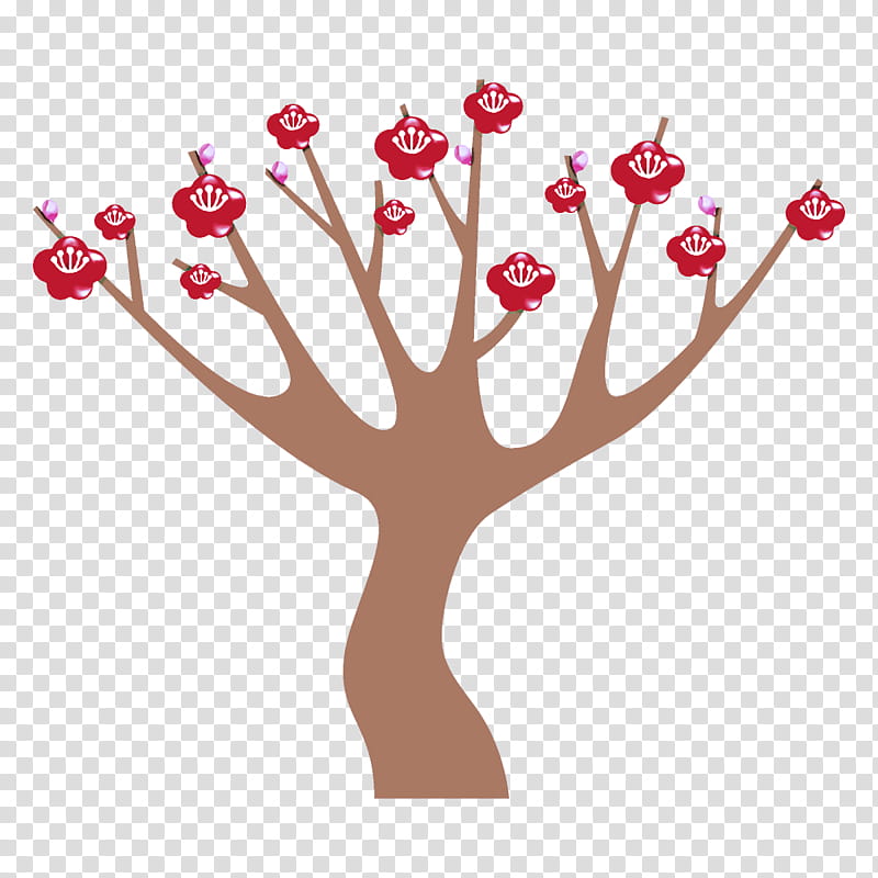 plum tree plum winter flower, Branch, Plant, Blossom, Hand, Finger, Cherry Blossom transparent background PNG clipart