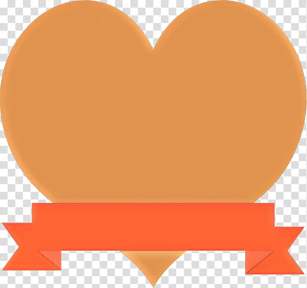 Orange, Heart, Love, Peach transparent background PNG clipart