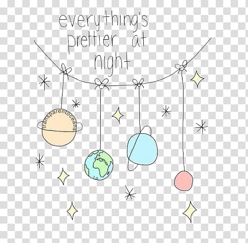 COSMICVERSAL midnightinmemories, everything prettier at night transparent background PNG clipart