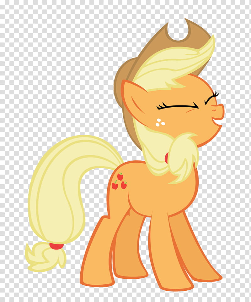 Applejack, Pony, Artist, Horse, Rarity, Yellow, Character, Mylittlepony transparent background PNG clipart
