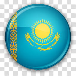 Flag Icons Europe, Kazakhstan transparent background PNG clipart