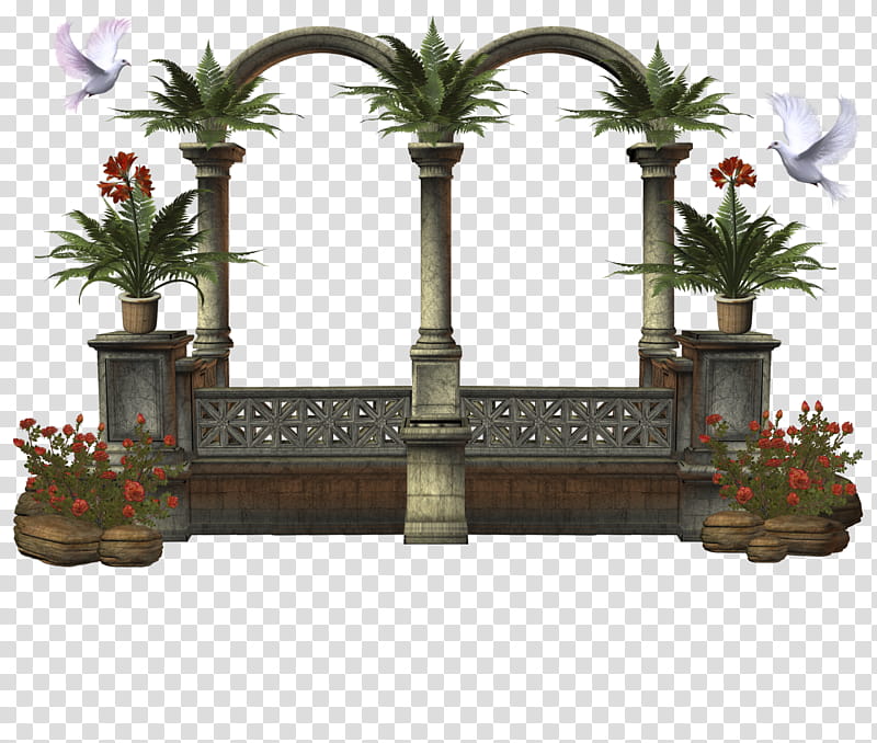 medieval structure , garden arch transparent background PNG clipart