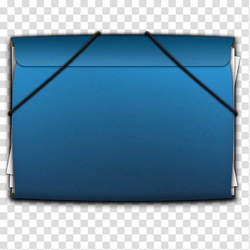 Documents Folder, blue and black envelop icon transparent background PNG clipart