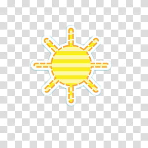 COLLECT CUTE, yellow sun illustration transparent background PNG clipart