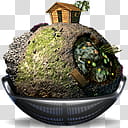 Sphere   , house on top of globe transparent background PNG clipart