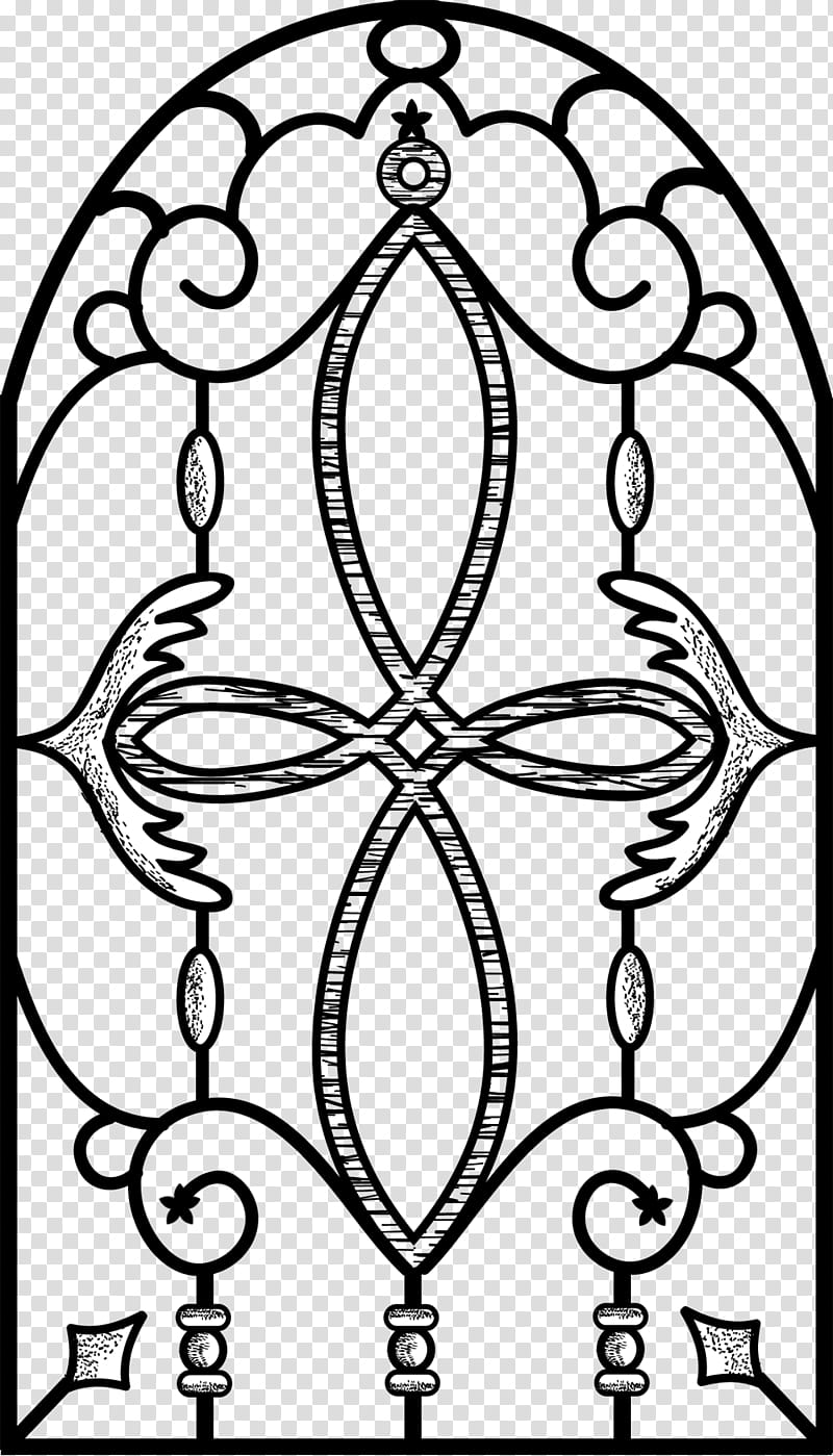 Castle Window, black and gray window grille transparent background PNG clipart