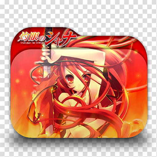 Shakugan no Shana Anime Folder Icon transparent background PNG clipart