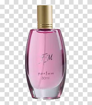  ml purple FM parfum spray bottle transparent background PNG clipart