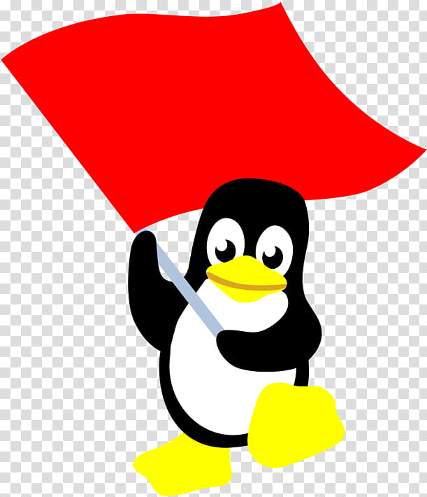 Flag, Tux, Communism, Penguin, Red Flag Linux, Tux Racer, Leninism, Communist Symbolism transparent background PNG clipart