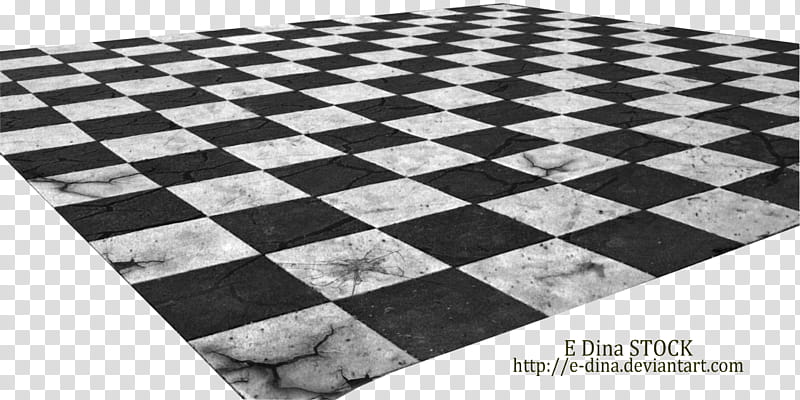 HQ Chessboard Floor broken, black and white checked floor tile transparent background PNG clipart