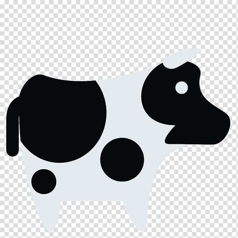 Dog Logo, Cattle, Snout, Character, Lecithin, Colza Oil, Black M, Blackandwhite transparent background PNG clipart
