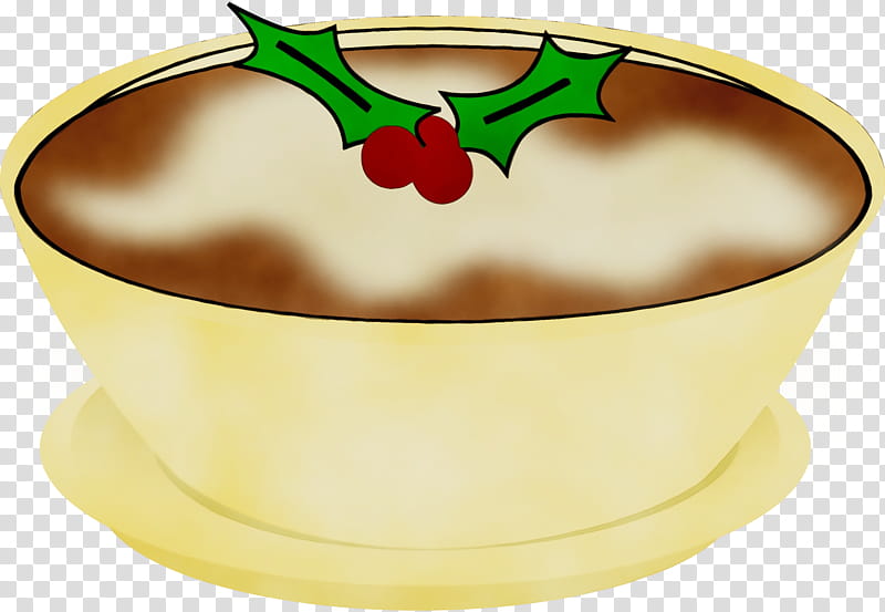 Ice Cream, Watercolor, Paint, Wet Ink, Christmas Pudding, Custard, Dish, Bread Pudding transparent background PNG clipart