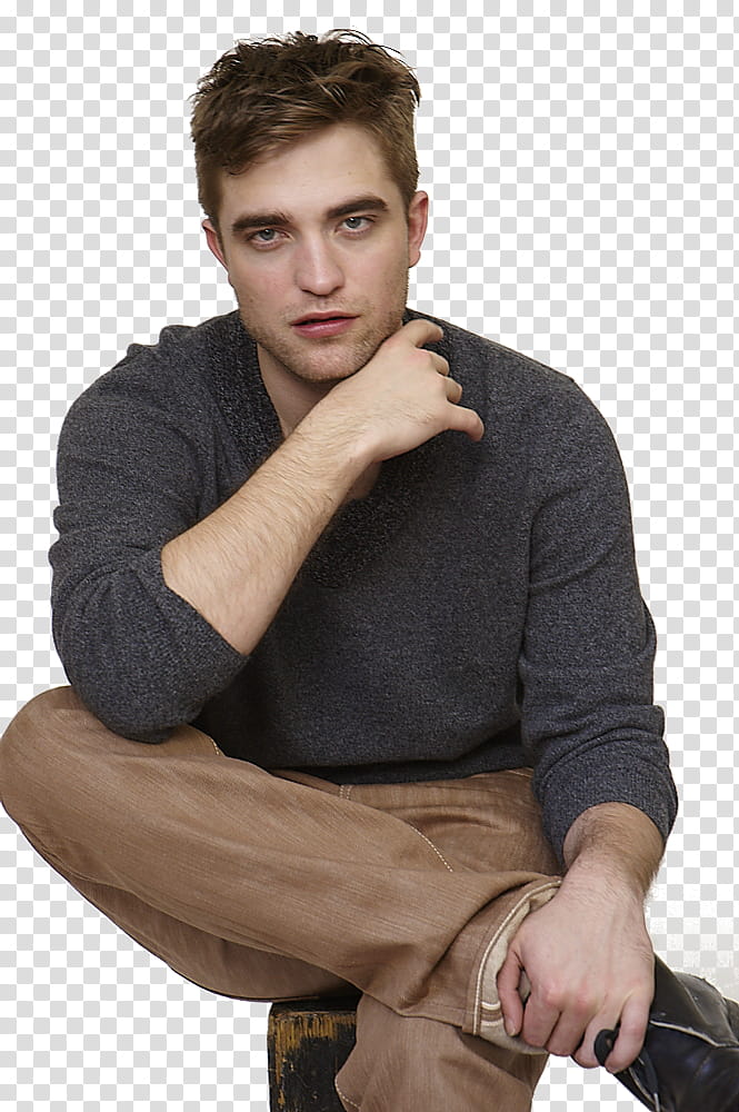 Robert Pattinson en HD, Robert Pattinson sitting transparent background PNG clipart