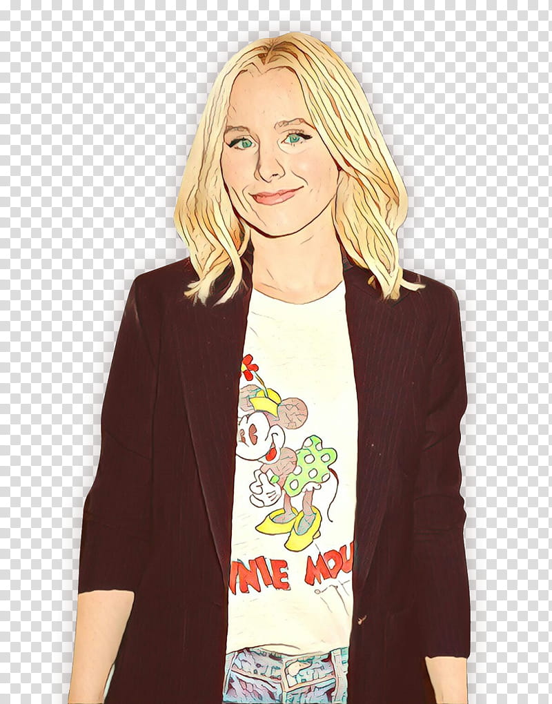 Hair Style, Kristen Bell, Blazer, San Diego, San Diego Comiccon, Fashion, Sleeve, Television transparent background PNG clipart