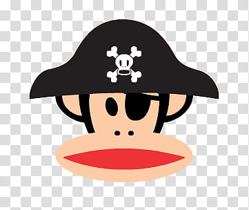 PAUL FRANK , Monkey Pirate transparent background PNG clipart