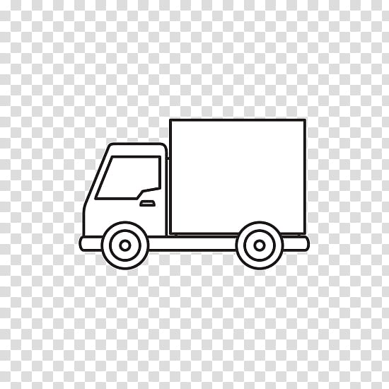 Cartoon Book, Line Art, Flat Design, Transport, Vehicle, Commercial Vehicle, Coloring Book, Truck transparent background PNG clipart