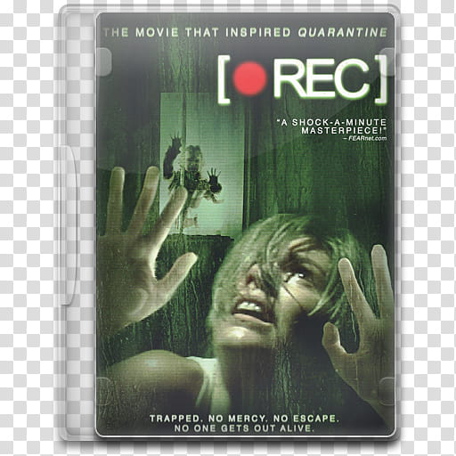 Movie Icon , [Rec], Rec A Shock-A-Minute Masterpiece DVD case transparent background PNG clipart