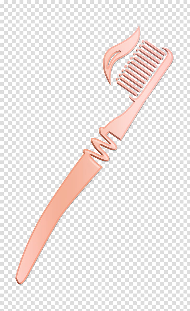 brush icon dental icon isolated icon, Oral Icon, Paste Icon, Tooth Icon, Toothbrush Icon, Pink, Comb, Hair Accessory, Hand, Finger transparent background PNG clipart