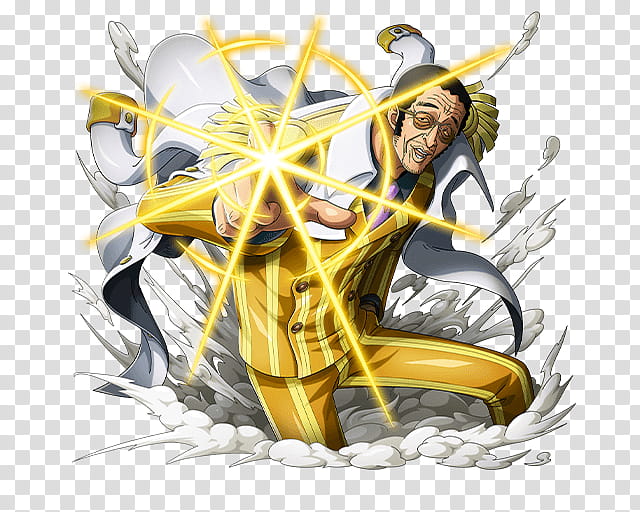 Borsalino AKA Admiral Kizaru, male anime character illustration transparent background PNG clipart