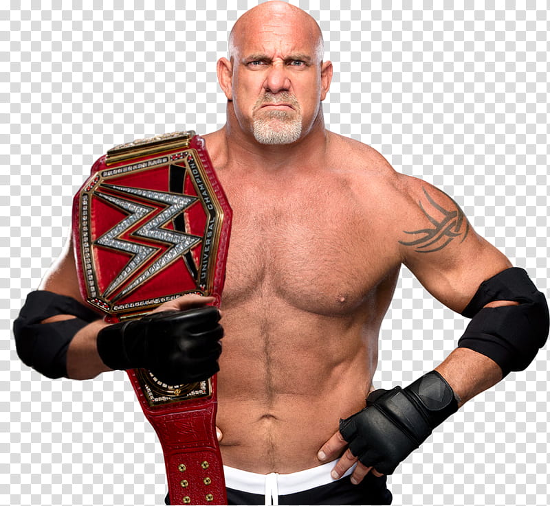 Goldberg WWE Universal Champion Render bls transparent background PNG clipart