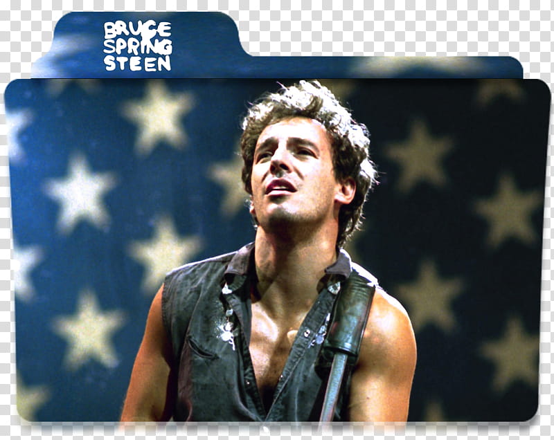 Bruce Springsteen folder transparent background PNG clipart