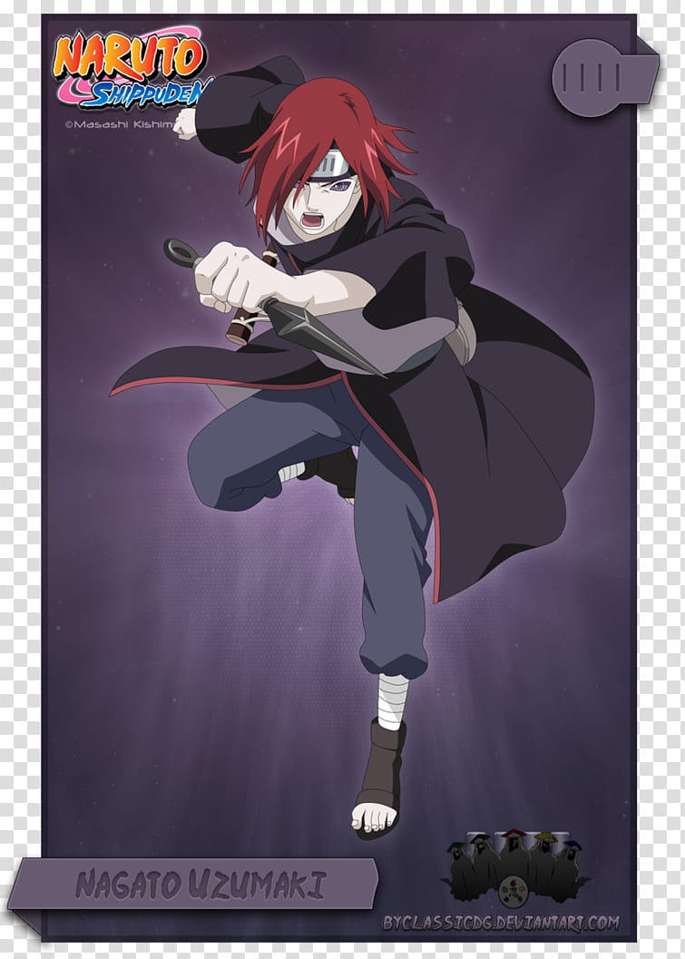 Nagato Uzumaki, Nagato Uzumaki transparent background PNG clipart