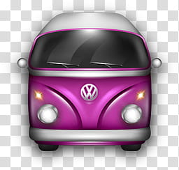Love Ride, purple Volkswagen Transporter van transparent background PNG clipart