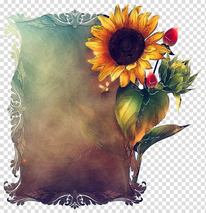 Floral design, Common Sunflower, Still Life, Still Life , Sunflower Seed, Sunflowers, Yellow, Plant transparent background PNG clipart