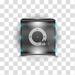 lightbleue Applestar, gray MP player illustration transparent background PNG clipart