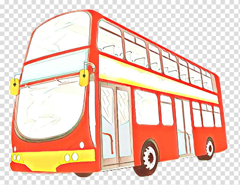 mode of transport transport motor vehicle double-decker bus bus, Cartoon, Doubledecker Bus, Public Transport, Line transparent background PNG clipart