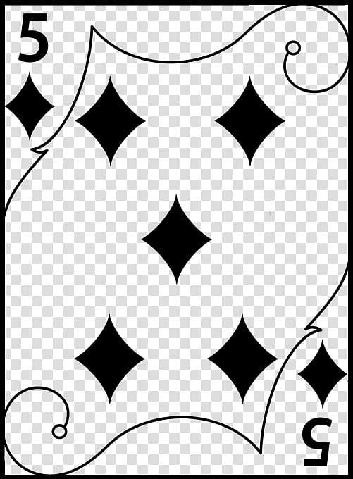  of diamonds playing card illustration transparent background PNG clipart