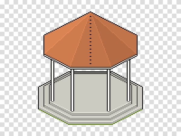 Park, Isometric Projection, Gazebo, Pixel Art, Drawing, Isometric Video Game Graphics, Roof, Table transparent background PNG clipart