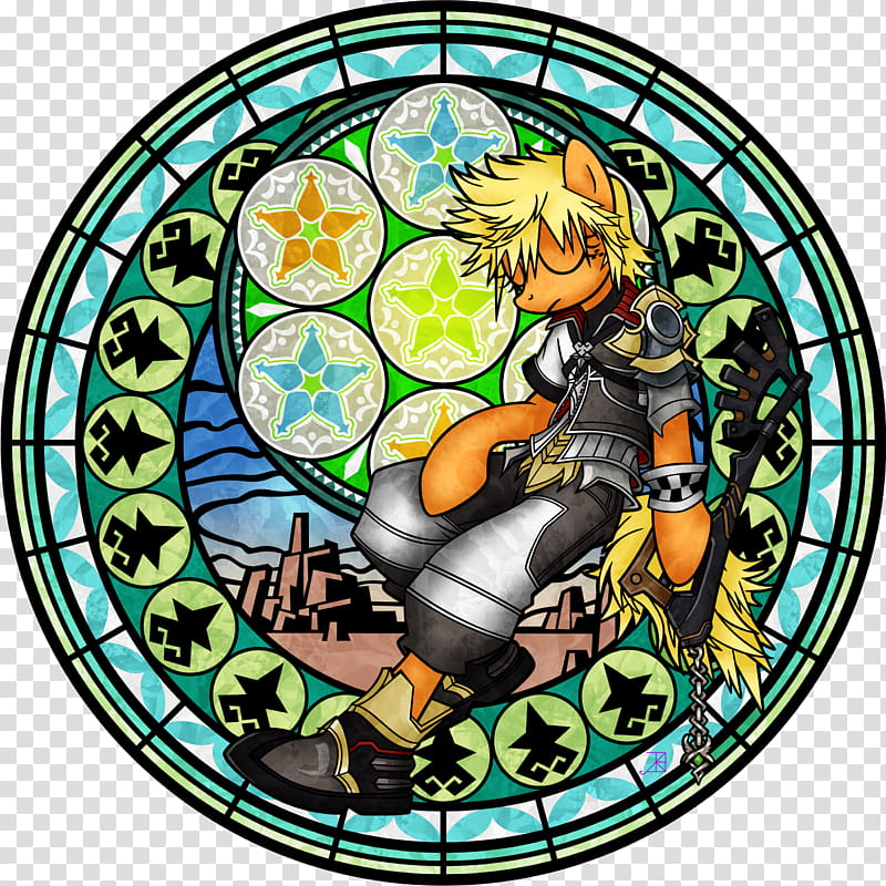 Commission Stained Glass Applejack as Ventus, horse character illustration transparent background PNG clipart