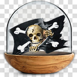 Sphere   the new variation, skeleton and flag inside glass dome illustration transparent background PNG clipart