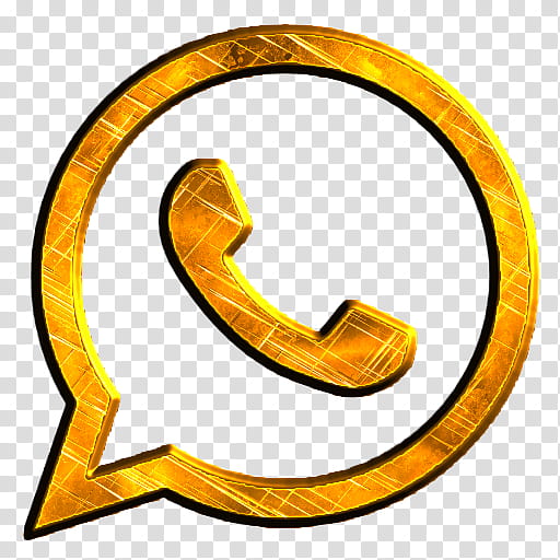 Yello Scratchet Metal Icons Part Whatsapp Logo Variant