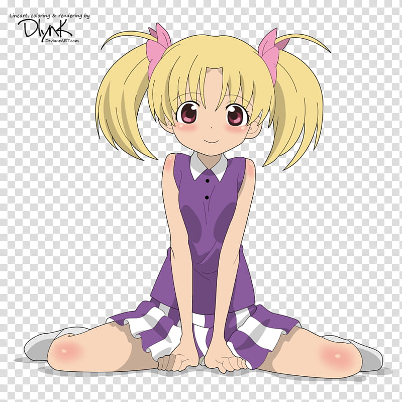 ColoringRender, Mikazuki, Onii-chan !!, yellow-haired female character transparent background PNG clipart