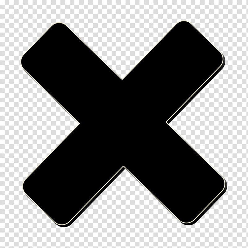 delete icon black transparent background