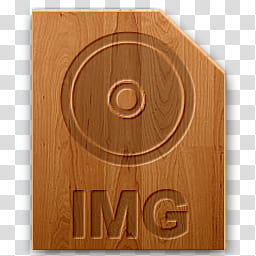 Wood icons for file types, img, brown IMG transparent background PNG clipart