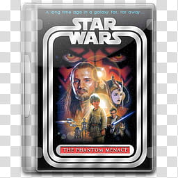 DVD  Star Wars Episode  The Phantom Menac, Star Wars I The Phantom Menace  icon transparent background PNG clipart