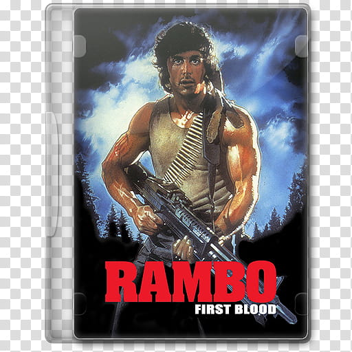 DVD Icon , Rambo, First Blood transparent background PNG clipart