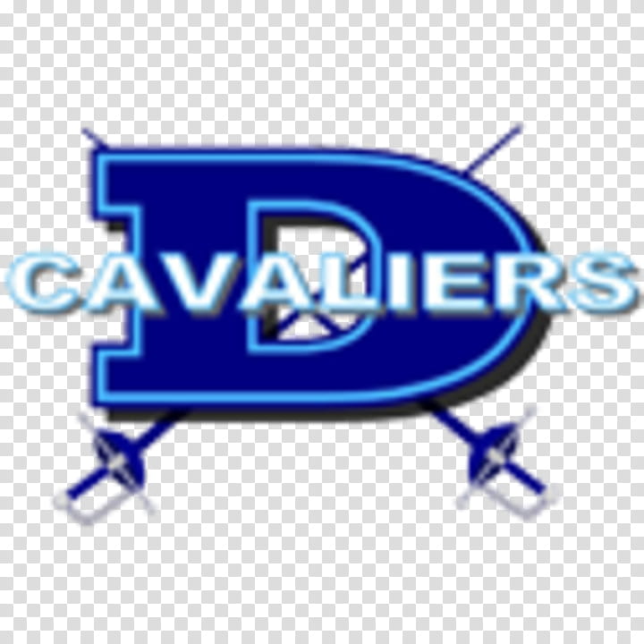 Mascot Logo, High School, Cleveland Cavaliers, Symbol, Emblem, Blue, Text, Line transparent background PNG clipart