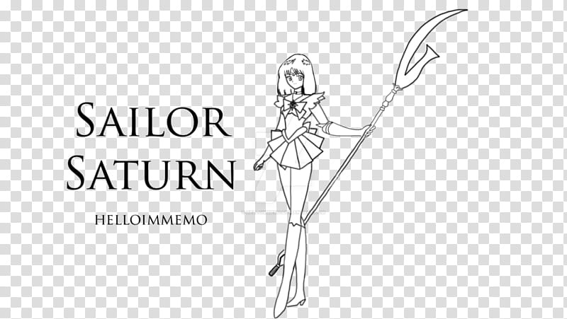 Sailor Saturn transparent background PNG clipart