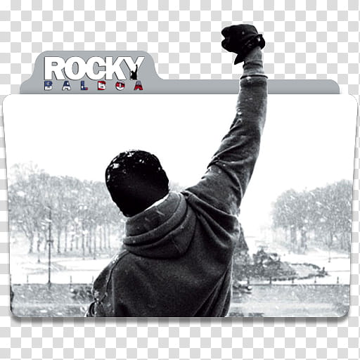 Rocky Collection Folder Icon, Rocky Balboa transparent background PNG clipart