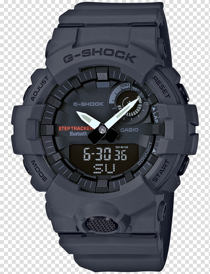 Clock, Gshock Gba800, Shockresistant Watch, Casio, Water Resistant Mark, Gshock Ga100, Gshock Ga110, Clothing Accessories transparent background PNG clipart