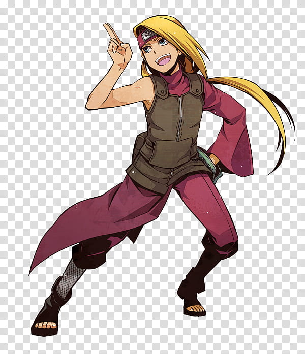 Deidara Render, Iwagakure Naruto Shippuden illustration transparent background PNG clipart