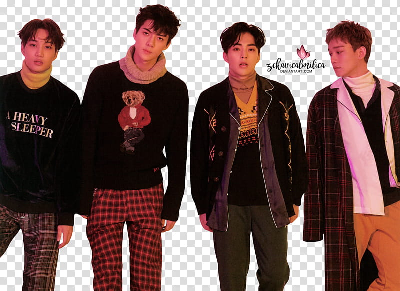 EXO  Season Greetings, Exo members transparent background PNG clipart