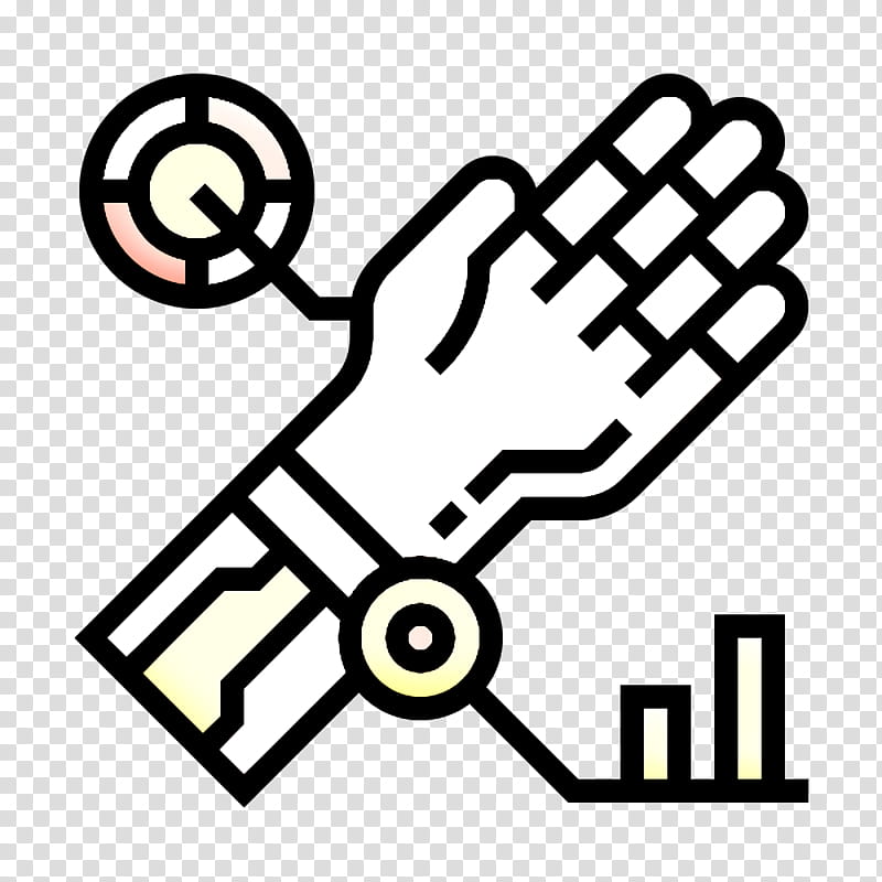 Robotic arm icon Artificial Intelligence icon Robot icon, Line Art, Symbol, Coloring Book, Logo, Gesture transparent background PNG clipart