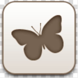 Albook extended sepia , brown butterfly icon transparent background PNG clipart